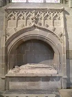 Wandnischengrab für Pierre Hubert