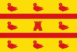 Flagge der Gemeinde Land van Cuijk