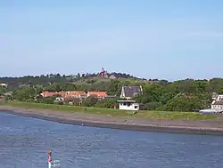 Der Ort Oost-Vlieland von der Wattseite aus