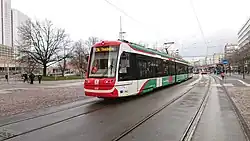 Citylink in der Chemnitzer Innenstadt Richtung Thalheim, 2022