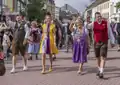 Ansicht des Volksfestumzuges