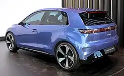 Heckansicht der Studie ID.2all 2023