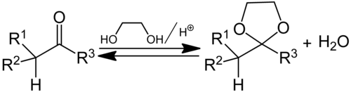 Bildung von Vollacetalen