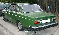 Volvo 244 DL Heckansicht (1974–1977)