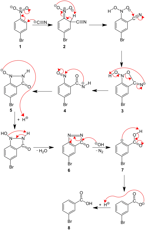 Mechanismus der Von-Richter-Reaktion