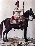 Dragonerregiment von Veltheim (D I), Grenadier 1760.