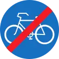16a: Ende des Radweges