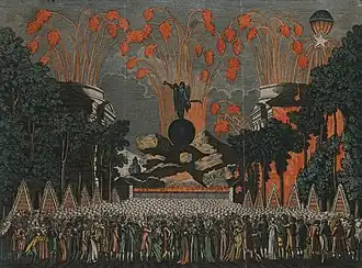 Feuerwerk am 14. Juli 1801