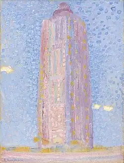 Leuchtturm bei Westkapelle (1909) von Piet Mondrian