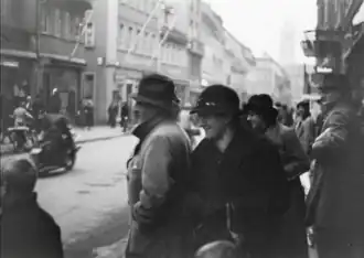 Willy Sachs (mit Hut). Ende 1930er Jahre