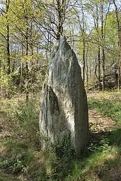 Le Fuseau de Berthe – der „Fels der Kuh“ im Hintergrund