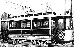 Triebwagen 40, um 1910