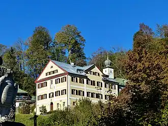 Schloss Fürstenstein mit Turmspitze der Schlosskapelle