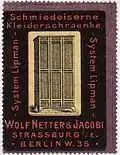 Werbemarke Stahlschrank (vor&nbsp;1918)