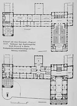 Blunck: Erdgeschoss und 1. Obergeschoss (1913)