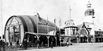 Pavillons auf dem Ausstellungsgelände.