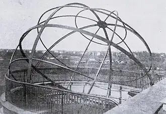 Darstellung des Himmelsgewölbes auf dem Nordturm der Westfassade