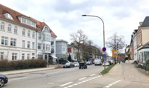 Im nördlichen Teil der Kronsforder Allee