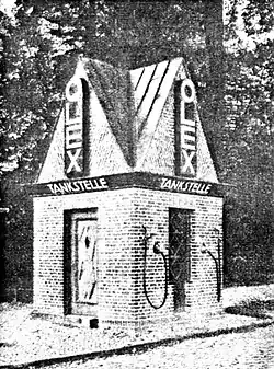 OLEX-Tankstelle in Lübeck (1924)