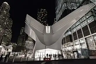 World Trade Center (PATH-Station) in Manhattan, New York