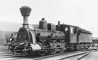 DRB 53 7548 bzw. ČSD 324.390 in Komotau (1938)