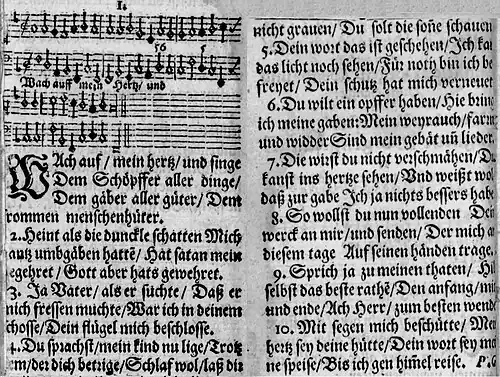 Wach auf, mein Herz, und singe (Praxis Pietatis Melica 1653)