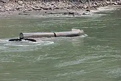 Eine Strom-Boje in der Donau (2018)