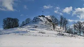 Der Wachtküppel im Winter von Nordwesten
