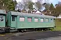 Wagen 16 der Hers­felder Kreisbahn im Seepark Kirchheim, Credé 1952/30977