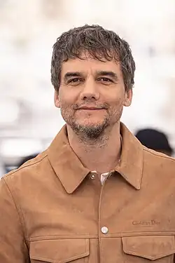 Regisseur Kleber Mendonça Filho (links) und Hauptdarsteller Wagner Moura bei der Präsentation des Films in Cannes (2025)