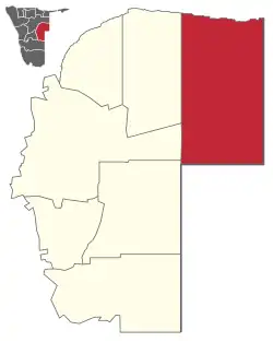 Karte Talismanus in Namibia