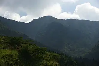 Der Hyōnosen von Wakasa (Tottori) aus gesehen