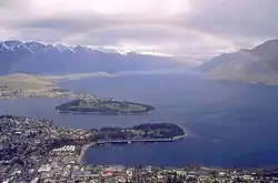Blick von Queenstown Richtung Süden