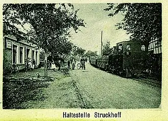 Wallückebahn um 1900 Struckhof