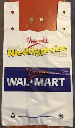 Plastiktüten von Walmart Deutschland