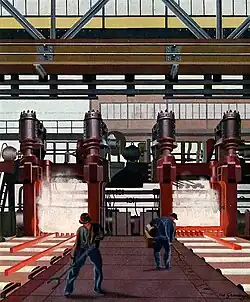 Walzwerk, August-Thyssen-Hütte, Hamborn, 1935