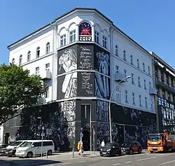 Fassade des Urban Nation Museum, 2019