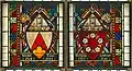 Kirchenfenster mit Wappen von Gregor&nbsp;Rainer und Wolfgang&nbsp;I. Lenberger