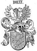 Wappen derer von Boltz bei Siebmacher[8]
