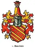Wappen derer von Bonslede in Weller's Wappensammlung