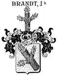 Wappen derer von Brandt (sächsischer Stamm) in Siebmachers Wappenbuch