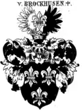Kurländisches Wappen derer von Brockhausen[9]