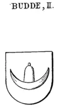 Wappen der Budde (1342, 1357)[9]