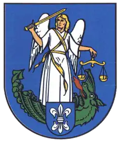 Das Wappen der Stadt Buttstädt