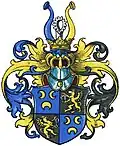 Freiherrenwappen derer von Crause im Wappenbuch des Westfälischen Adels