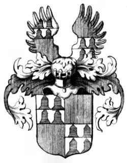 Wappen derer von Cronberg, Flügelstamm (aus Humbracht u. a., 1707[8])