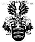 Wappen derer von Derfelden in Livland in Siebmachers Wappenbuch