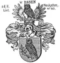 Wappen derer von Essen in Livland (1742)