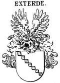 Wappen derer von Exterde bei Siebmacher (1906)