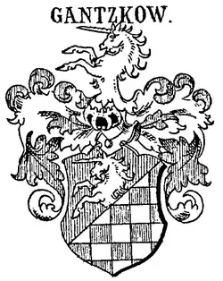 Wappen derer von Gantzkow in Siebmachers Wappenbuch (1894)